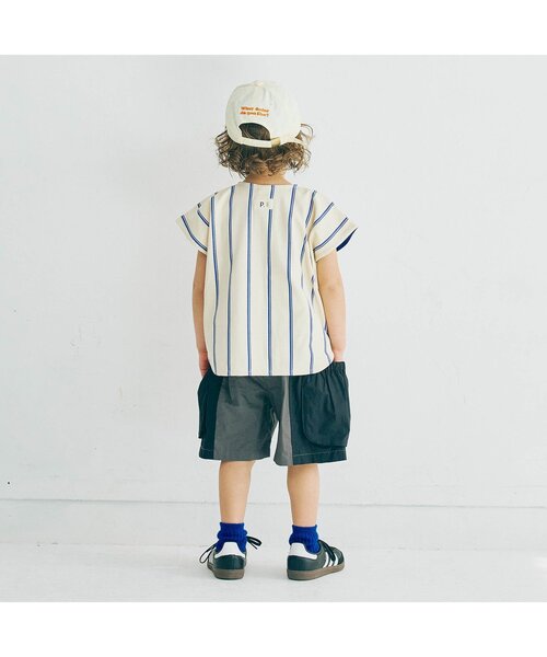 p.premier(ピードットプルミエ)の「【リンク】ストライププルオーバー(シャツ/ブラウス・キッズ・レッド/ブルー・80/90/100/110/120/130/140)」の4枚目の写真