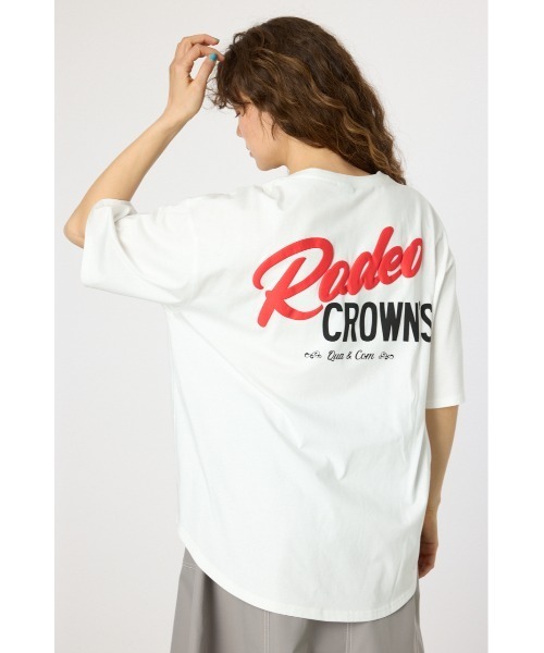 RODEO CROWNS WIDE BOWL(ロデオクラウンズワイドボウル)の「RCS VネックTシャツ(Tシャツ/カットソー・レディース・オフホワイト/ブラック/イエロー/カーキ・FREE)」の18枚目の写真