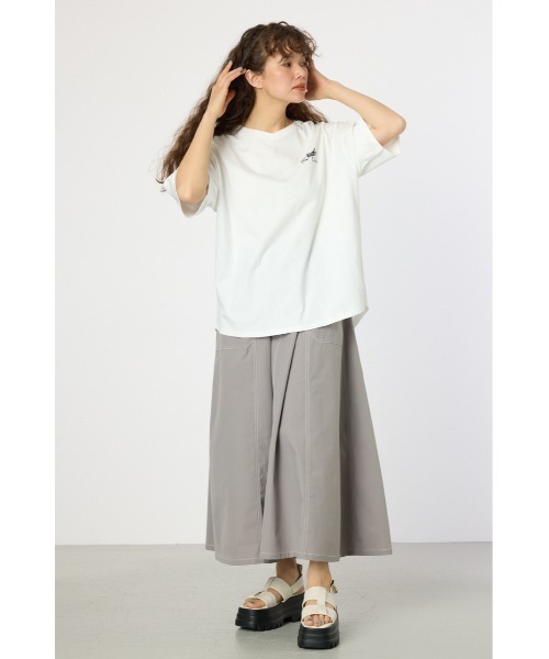 RODEO CROWNS WIDE BOWL(ロデオクラウンズワイドボウル)の「RCS VネックTシャツ(Tシャツ/カットソー・レディース・オフホワイト/ブラック/イエロー/カーキ・FREE)」の15枚目の写真