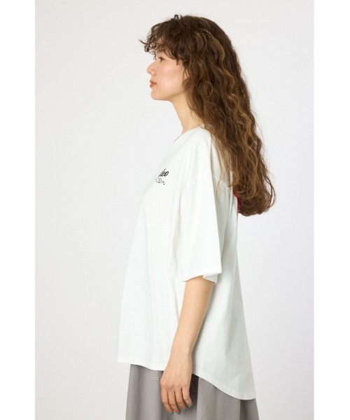 RODEO CROWNS WIDE BOWL(ロデオクラウンズワイドボウル)の「RCS VネックTシャツ(Tシャツ/カットソー・レディース・オフホワイト/ブラック/イエロー/カーキ・FREE)」の12枚目の写真
