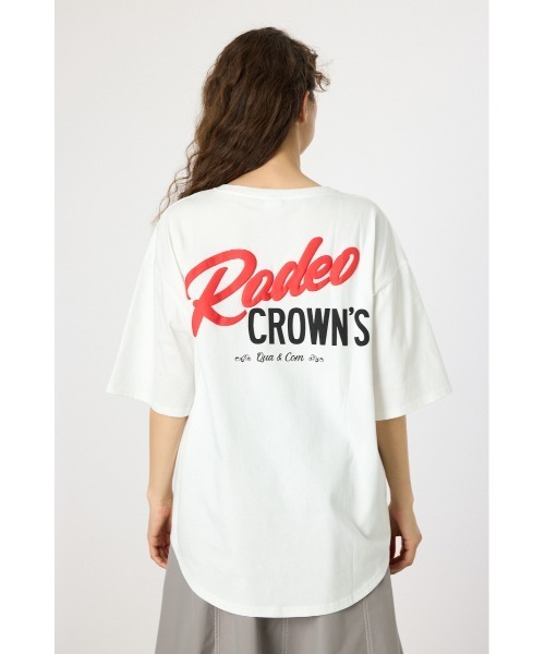 RODEO CROWNS WIDE BOWL(ロデオクラウンズワイドボウル)の「RCS VネックTシャツ(Tシャツ/カットソー・レディース・オフホワイト/ブラック/イエロー/カーキ・FREE)」の11枚目の写真