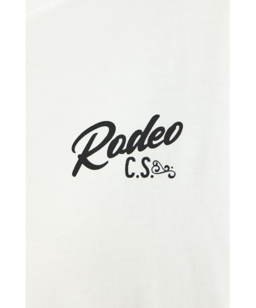 RODEO CROWNS WIDE BOWL(ロデオクラウンズワイドボウル)の「RCS VネックTシャツ(Tシャツ/カットソー・レディース・オフホワイト/ブラック/イエロー/カーキ・FREE)」の9枚目の写真