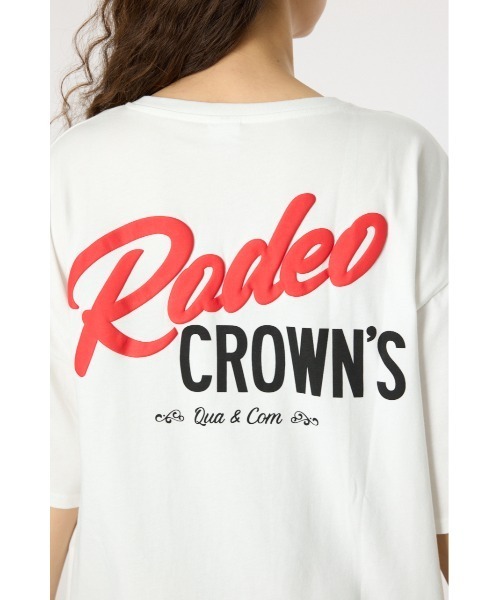 RODEO CROWNS WIDE BOWL(ロデオクラウンズワイドボウル)の「RCS VネックTシャツ(Tシャツ/カットソー・レディース・オフホワイト/ブラック/イエロー/カーキ・FREE)」の7枚目の写真