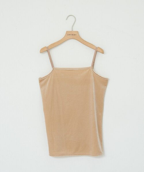 SHENERY（シーナリー）の「《コーデのポイントに》ベロアキャミソール（キャミソール・レディース・ブルー/ベージュ・FREE）」の10枚目の写真