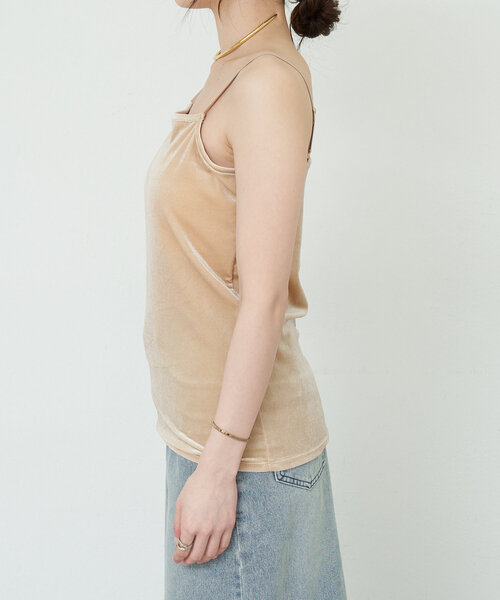 SHENERY（シーナリー）の「《コーデのポイントに》ベロアキャミソール（キャミソール・レディース・ブルー/ベージュ・FREE）」の20枚目の写真