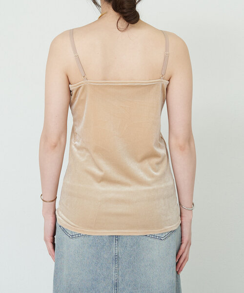 SHENERY（シーナリー）の「《コーデのポイントに》ベロアキャミソール（キャミソール・レディース・ブルー/ベージュ・FREE）」の19枚目の写真