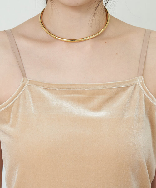 SHENERY（シーナリー）の「《コーデのポイントに》ベロアキャミソール（キャミソール・レディース・ブルー/ベージュ・FREE）」の18枚目の写真