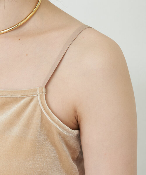 SHENERY（シーナリー）の「《コーデのポイントに》ベロアキャミソール（キャミソール・レディース・ブルー/ベージュ・FREE）」の17枚目の写真