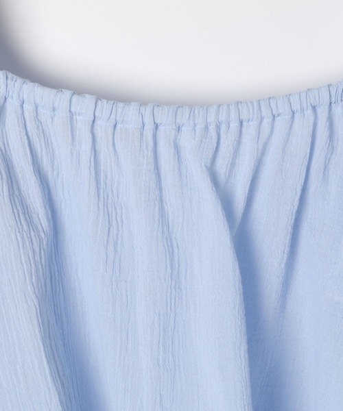 repipi armario（レピピ アルマリオ）の「【girly line】リボンオフショルブラウス（シャツ/ブラウス・キッズ・ホワイト/サックスブルー/ブラック・LARGE/MEDIUM/SMALL）」の17枚目の写真