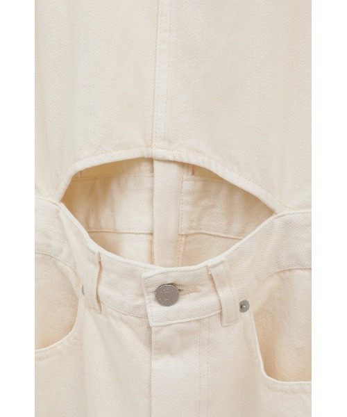 セール】CLANE/クラネ/WAIST OPEN DENIM ALL IN ONE（サロペット