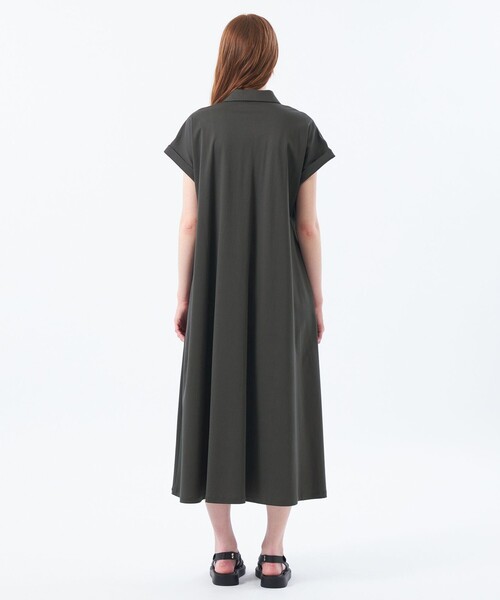 MACKINTOSH PHILOSOPHY(マッキントッシュ フィロソフィー)の「【WEB&一部店舗】スキッパージャージワンピース(ワンピース・レディース・ブラック/チャコールグレー/ベージュ・38)」の10枚目の写真