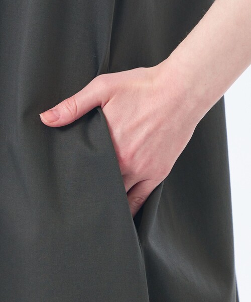 MACKINTOSH PHILOSOPHY(マッキントッシュ フィロソフィー)の「【WEB&一部店舗】スキッパージャージワンピース(ワンピース・レディース・ブラック/チャコールグレー/ベージュ・38)」の8枚目の写真