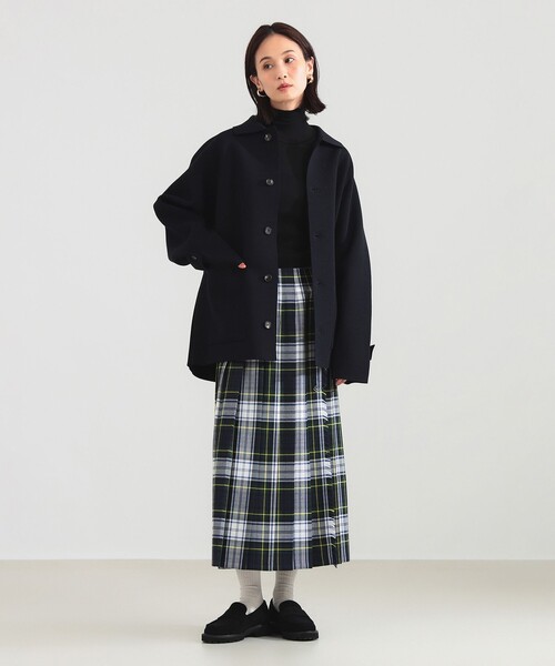 O'NEIL OF DUBLIN キルトスカート ロング O'NEIL OF DUBLIN / ウール ワイドベルト ロング キルトスカート