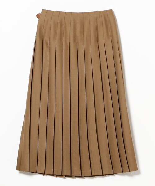 O'NEIL OF DUBLIN / ウール ワイドベルト ロング キルトスカート