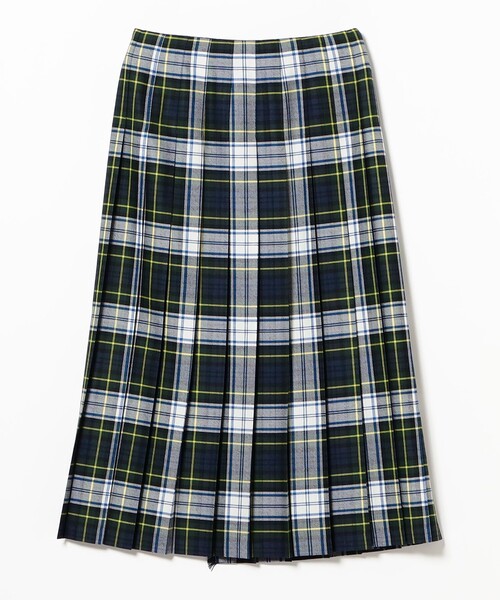 O'NEIL OF DUBLIN / ウール ワイドベルト ロング キルトスカート