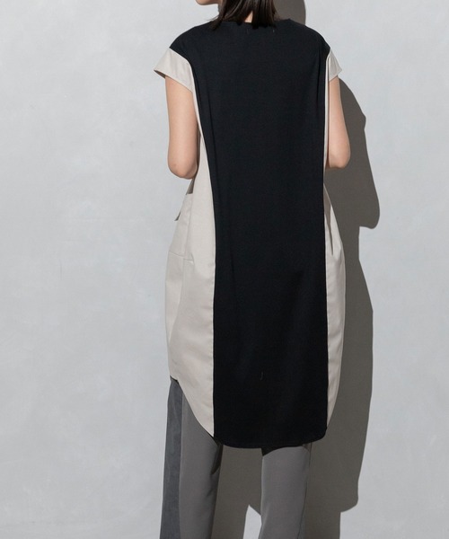 MARECHAL TERRE（マルシャルテル）の「コクーンチュニック（Tシャツ/カットソー・レディース・グレー/ブラック/ベージュ/ネイビー・MEDIUM）」の20枚目の写真