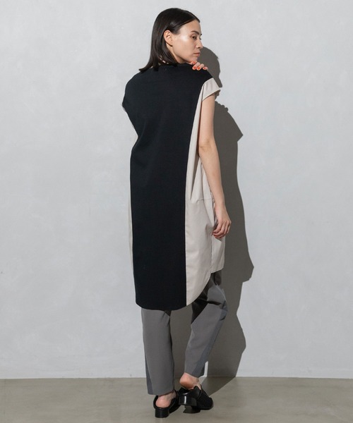 MARECHAL TERRE（マルシャルテル）の「コクーンチュニック（Tシャツ/カットソー・レディース・グレー/ブラック/ベージュ/ネイビー・MEDIUM）」の21枚目の写真