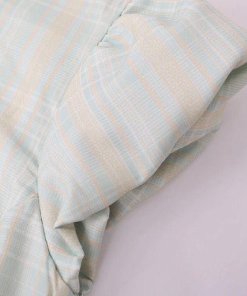 LA POMME petit フレッシュカラープリーツチャイナドレス Fresh Color Pleats China Dress（ワンピース）｜LA POMME petit