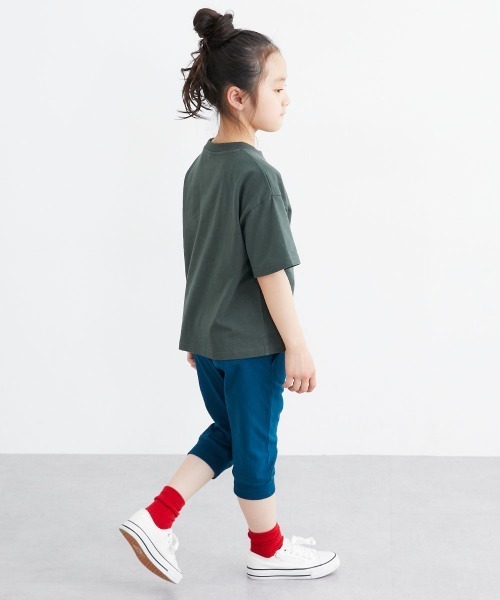QUNTSTYLE(キュントスタイル)の「半袖プリントTシャツ <綿100%>(Tシャツ/カットソー・キッズ・オフホワイト/クリーム/グレー/チャコール/ラベンダー/ネイビー/ベージュ/グリーン/ピンク系/ライム・100/110/120/130/140/150/160/170)」の18枚目の写真
