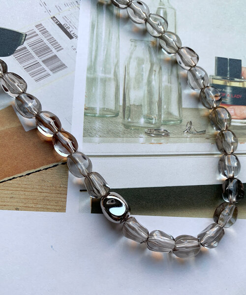 DouDou（ドゥドゥ）の「クリアカラーネックレス（ネックレス・レディース・グレー/ブラウン/クリア・FREE）」の8枚目の写真