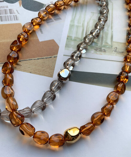 DouDou（ドゥドゥ）の「クリアカラーネックレス（ネックレス・レディース・グレー/ブラウン/クリア・FREE）」の15枚目の写真