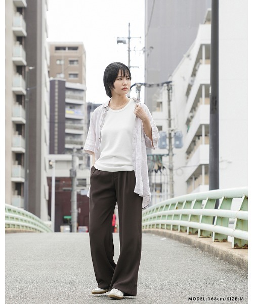WAIPER.inc(ワイパーインク)の「WAIPER.inc フライス タンクトップ【WP1114】(Tシャツ/カットソー・メンズ・ホワイト/チャコールグレー/ブラック/グレー・M/L/XL/XXL)」の20枚目の写真