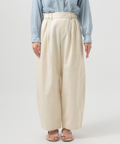 BAYFLOW（ベイフロー）の「【低身長caho146cmさんプロデュース】カーブパンツ（その他パンツ・レディース・アイボリー/ブラウン・X-SMALL/SMALL）」の17枚目の写真