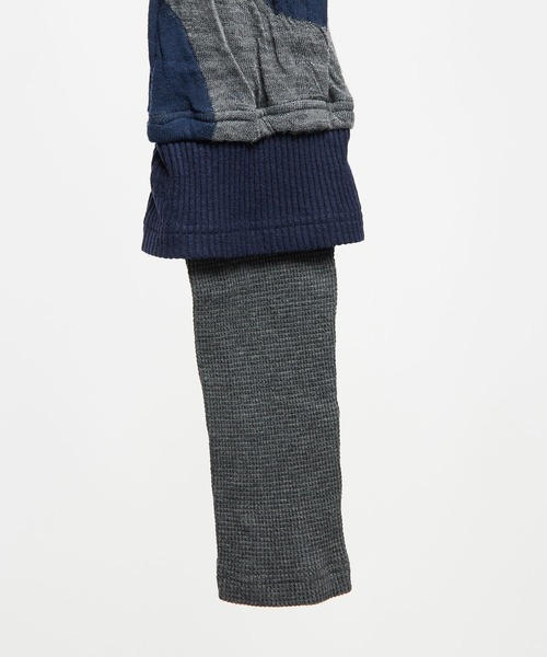 gomme(ゴム)の「ドットJQ 切替レギンス(レギンス/スパッツ・レディース・ブラック/チャコールグレー/テラコッタ・MEDIUM)」の10枚目の写真