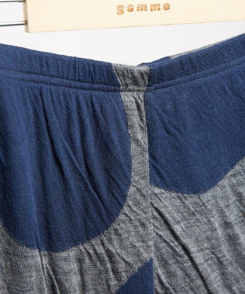 gomme(ゴム)の「ドットJQ 切替レギンス(レギンス/スパッツ・レディース・ブラック/チャコールグレー/テラコッタ・MEDIUM)」の9枚目の写真