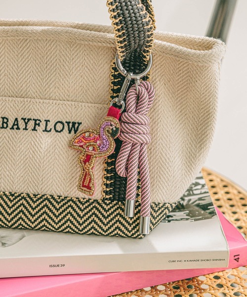BAYFLOW（ベイフロー）の「[トレンドアイテム]ビーズバッグチャーム（チャーム・レディース・ブルー/イエロー/グリーン/ピンク・FREE）」の4枚目の写真