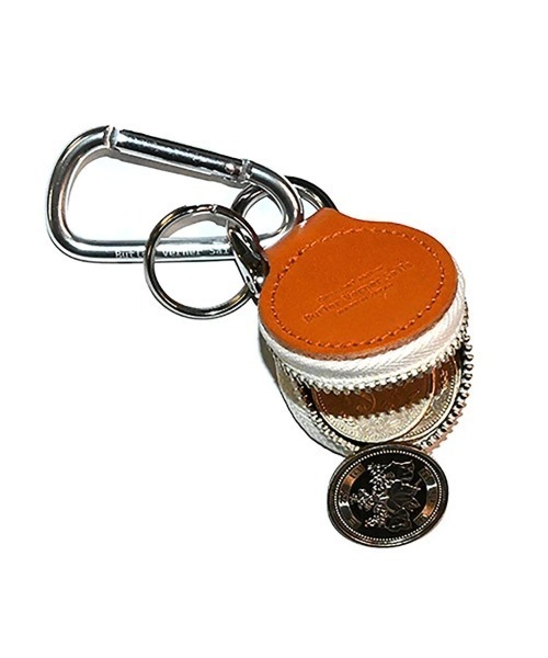 Butler Verner Sails（バトラーヴァーナーセイルス）の「Butler Verner Sails ﾏｶﾛﾝｷｰﾁｪｰﾝ ｺｲﾝﾎﾙﾀﾞｰ（コインケース・メンズ・オレンジ/モカ/オリーブ/ブラック・FREE）」の5枚目の写真