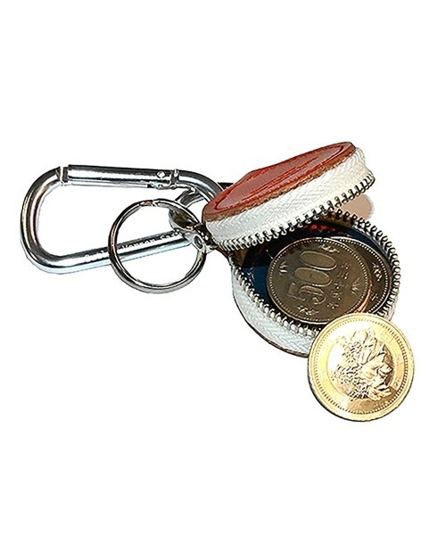 Butler Verner Sails（バトラーヴァーナーセイルス）の「Butler Verner Sails ﾏｶﾛﾝｷｰﾁｪｰﾝ ｺｲﾝﾎﾙﾀﾞｰ（コインケース・メンズ・オレンジ/モカ/オリーブ/ブラック・FREE）」の6枚目の写真