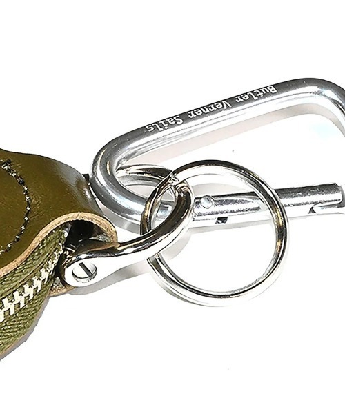 Butler Verner Sails（バトラーヴァーナーセイルス）の「Butler Verner Sails ﾏｶﾛﾝｷｰﾁｪｰﾝ ｺｲﾝﾎﾙﾀﾞｰ（コインケース・メンズ・オレンジ/モカ/オリーブ/ブラック・FREE）」の8枚目の写真