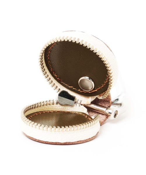 Butler Verner Sails（バトラーヴァーナーセイルス）の「Butler Verner Sails ﾏｶﾛﾝｷｰﾁｪｰﾝ ｺｲﾝﾎﾙﾀﾞｰ（コインケース・メンズ・オレンジ/モカ/オリーブ/ブラック・FREE）」の12枚目の写真