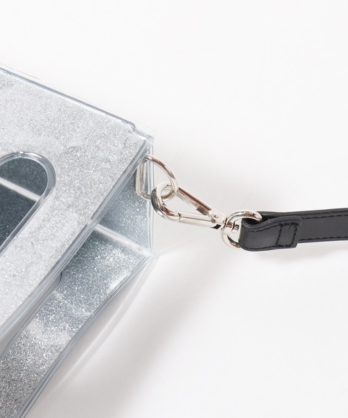 NaNa-NaNa（ナナナナ）の「nana-nana/ナナナナ×HelloKitty/ハローキティ×PSG/パリサンジェルマン A5 Glitter PVC グリッターショルダーバッグ ハンドバック 3WAY（ショルダーバッグ・メンズ・シルバー・FREE）」の13枚目の写真