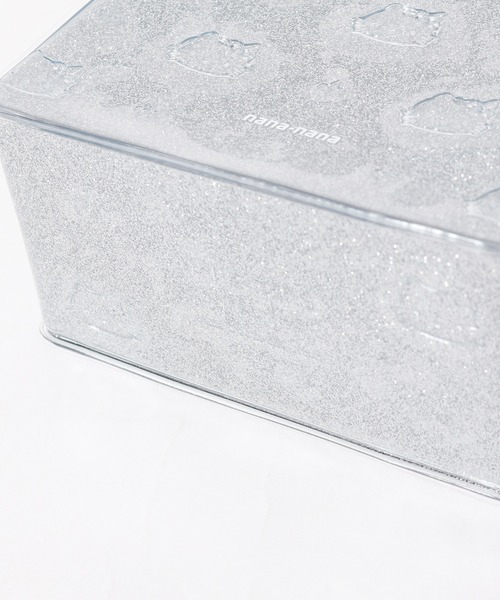 NaNa-NaNa（ナナナナ）の「nana-nana/ナナナナ×HelloKitty/ハローキティ×PSG/パリサンジェルマン A5 Glitter PVC グリッターショルダーバッグ ハンドバック 3WAY（ショルダーバッグ・メンズ・シルバー・FREE）」の16枚目の写真