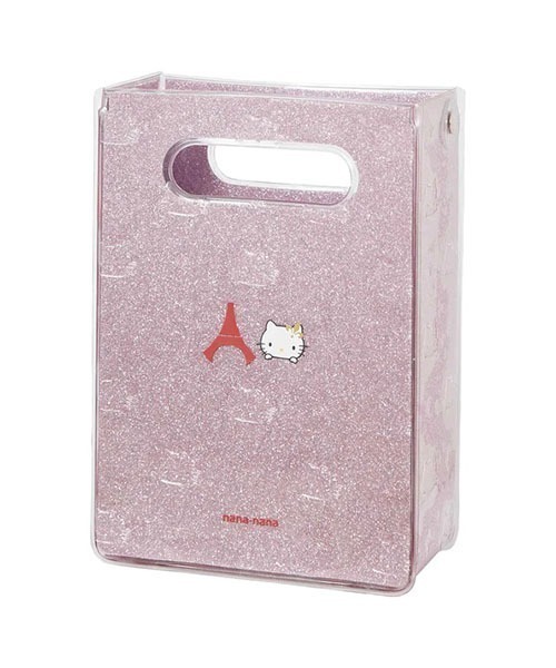 NaNa-NaNa（ナナナナ）の「nana-nana/ナナナナ×HelloKitty/ハローキティ×PSG/パリサンジェルマン A5 Glitter PVC グリッターショルダーバッグ ハンドバック 3WAY（ショルダーバッグ・メンズ・シルバー・FREE）」の3枚目の写真