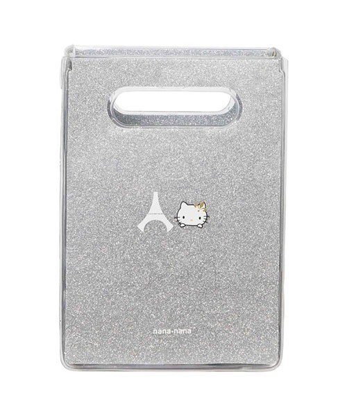 NaNa-NaNa（ナナナナ）の「nana-nana/ナナナナ×HelloKitty/ハローキティ×PSG/パリサンジェルマン A5 Glitter PVC グリッターショルダーバッグ ハンドバック 3WAY（ショルダーバッグ・メンズ・シルバー・FREE）」の7枚目の写真