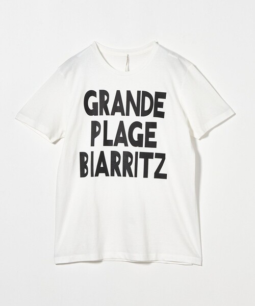 m's braque(エムズブラック)の「【別注】<m’s braque>BIARRITZ Tシャツ(Tシャツ/カットソー・レディース・ホワイト/ブラック・M)」の16枚目の写真