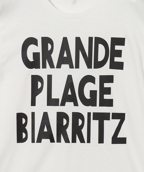 m's braque(エムズブラック)の「【別注】<m’s braque>BIARRITZ Tシャツ(Tシャツ/カットソー・レディース・ホワイト/ブラック・M)」の19枚目の写真
