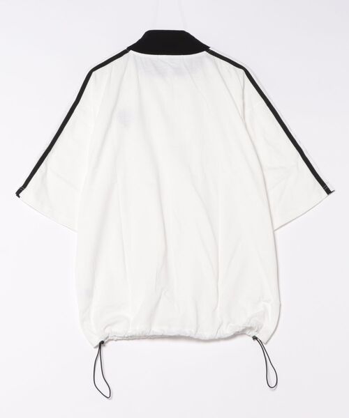 セール】Heart Logo Embroidery Half Zip Shirt/ハートロゴ ワン