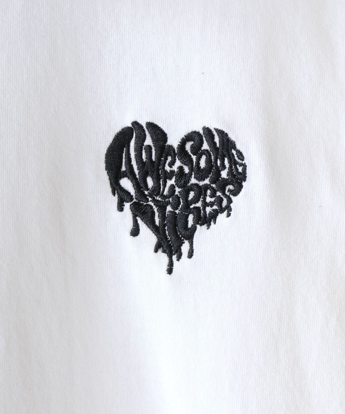 【MEMORY】ハートロゴ ワイド ハーフジップ 公式 ストアファッション - MEMORY ハートロゴ ワイド ハーフジップ