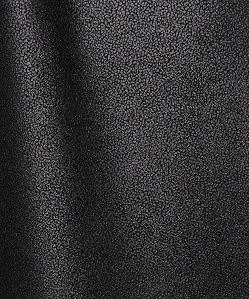 Grand PARK（グランドパーク）の「ダンボールスエード　ノーカラージャケット（その他アウター・レディース・ブラック/チャコールグレー/アイボリー・FREE）」の16枚目の写真