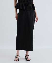 GALLEST | 【セットアップ可能】スクエアサッカースリットスカート【洗える/カセット服】(スカート)