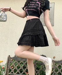 by LEGNA（バイレグナ）の「インパン付きレースティアードミニスカート（スカート・レディース）」