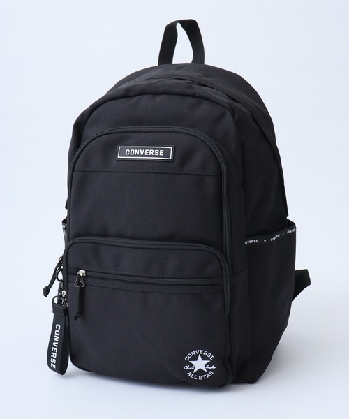 CONVERSE（コンバース）の「CONVERSEﾎﾟﾘ2段P Dﾊﾟｯｸ（バックパック/リュック・メンズ・ブラック/ブラック系1・FREE）」の4枚目の写真
