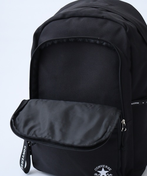 CONVERSE（コンバース）の「CONVERSEﾎﾟﾘ2段P Dﾊﾟｯｸ（バックパック/リュック・メンズ・ブラック/ブラック系1・FREE）」の16枚目の写真