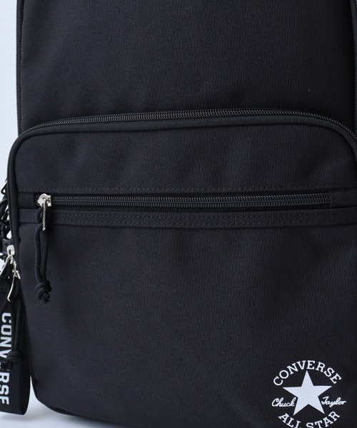 CONVERSE（コンバース）の「CONVERSEﾎﾟﾘ2段P Dﾊﾟｯｸ（バックパック/リュック・メンズ・ブラック/ブラック系1・FREE）」の8枚目の写真