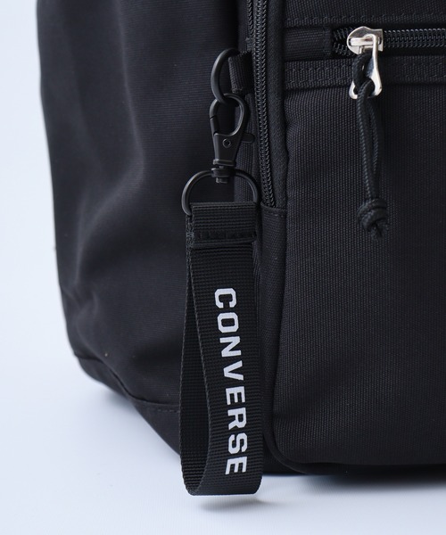 CONVERSE（コンバース）の「CONVERSEﾎﾟﾘ2段P Dﾊﾟｯｸ（バックパック/リュック・メンズ・ブラック/ブラック系1・FREE）」の9枚目の写真