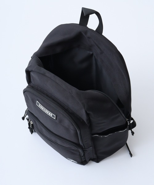 CONVERSE（コンバース）の「CONVERSEﾎﾟﾘ2段P Dﾊﾟｯｸ（バックパック/リュック・メンズ・ブラック/ブラック系1・FREE）」の15枚目の写真